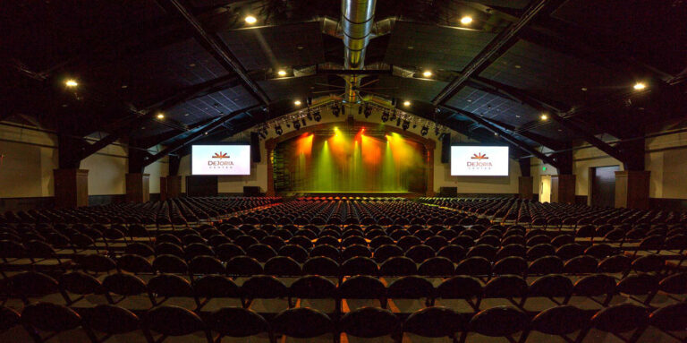 DeJoria Center Arena set for a concert